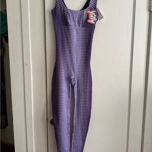 YITTY Women's Shimmering Purple Jumpsuit